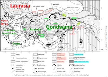 Anatolia geological zones (Moix)